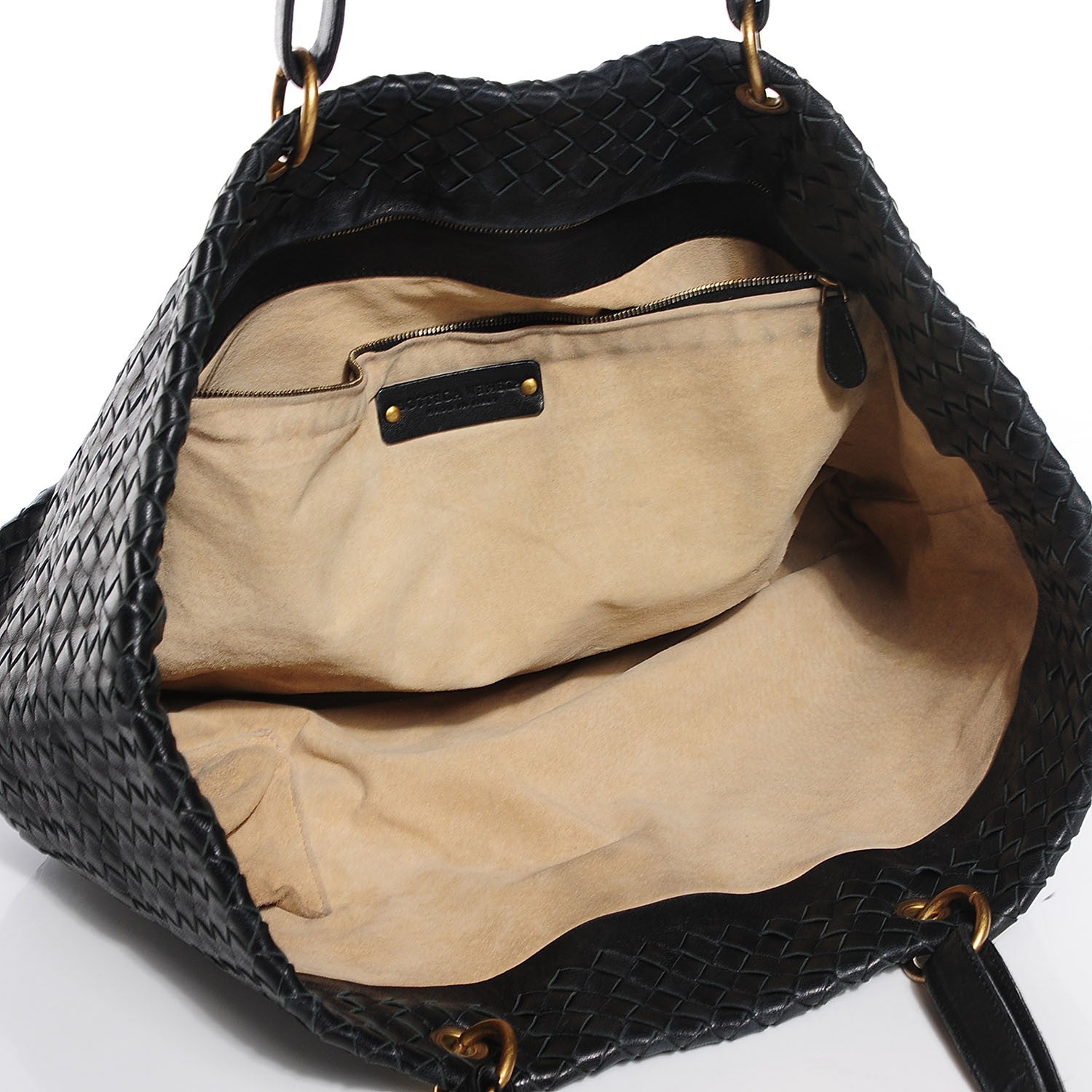 Bottega Veneta Nappa Intrecciato Capri Large Tote Nero Black 5 of 8