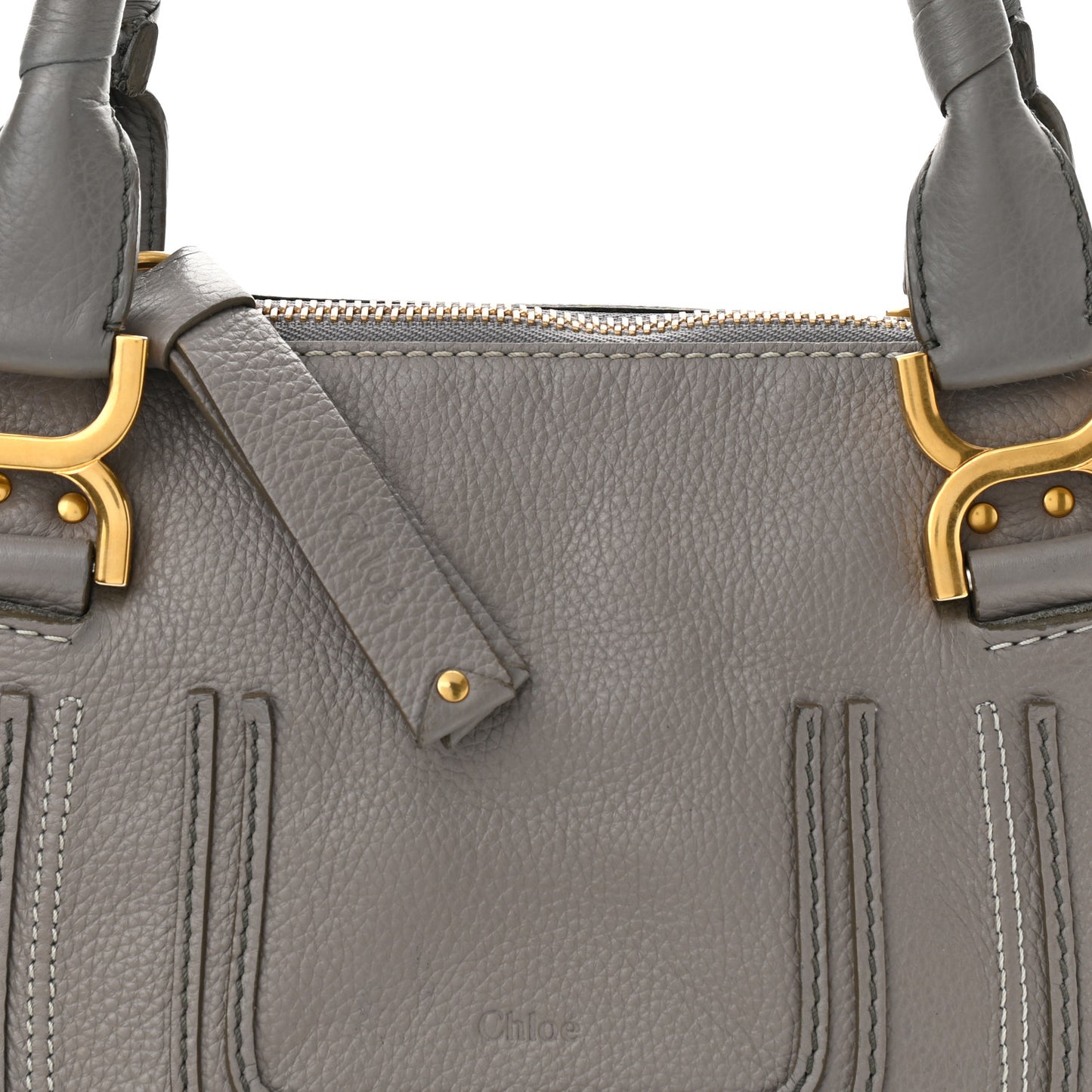 Calfskin Medium Marcie Satchel Cashmere Grey