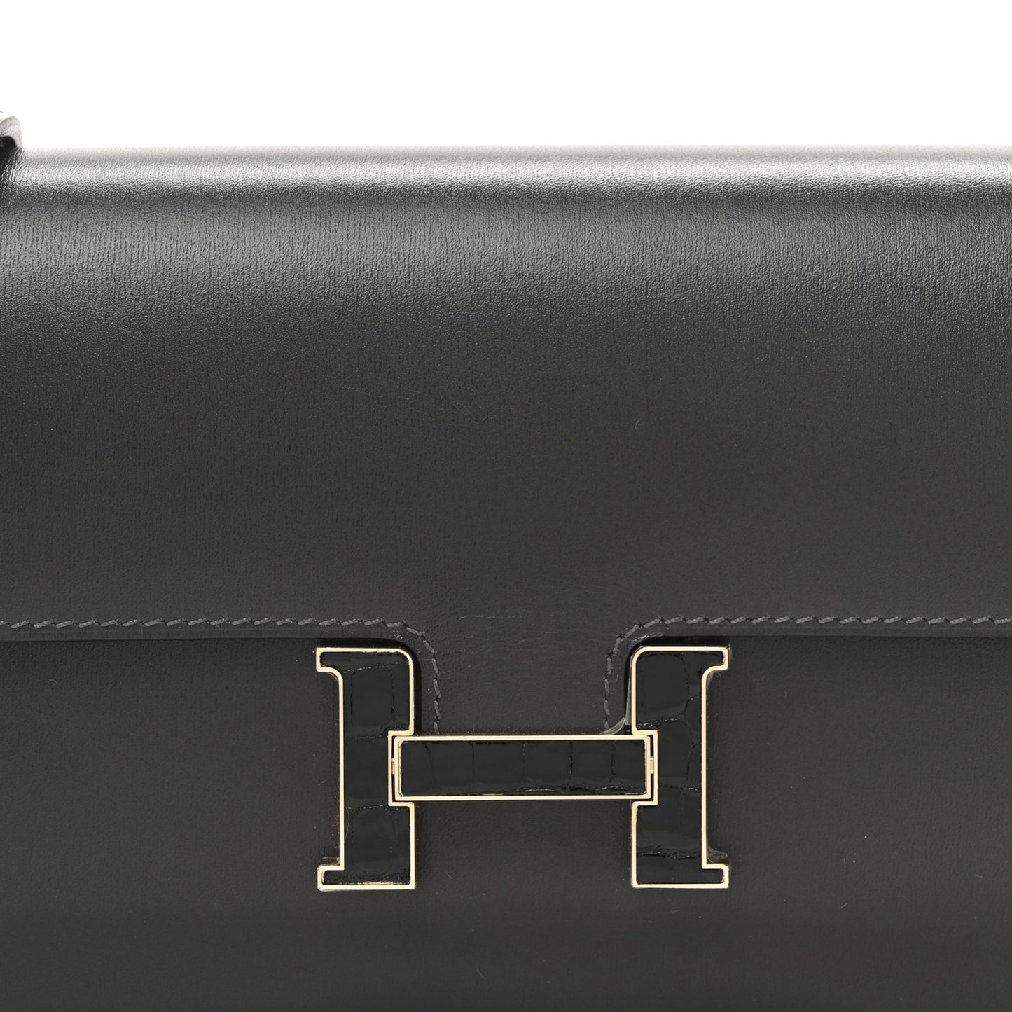 Box Shiny Alligator Constance Wallet To Go Graphite
