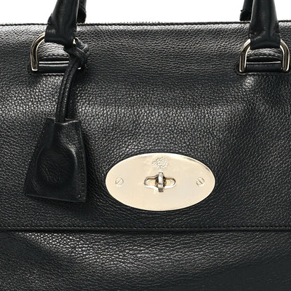 Mulberry Glossy Goatskin Medium Del Rey Satchel Black 8 of 11