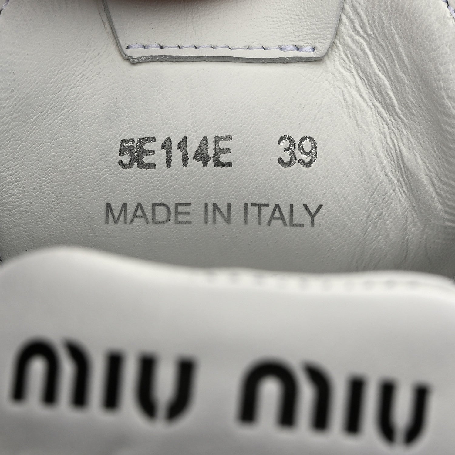 Miu Miu Camoscio Womens Plume Sneakers 39 Bleu 7 of 10