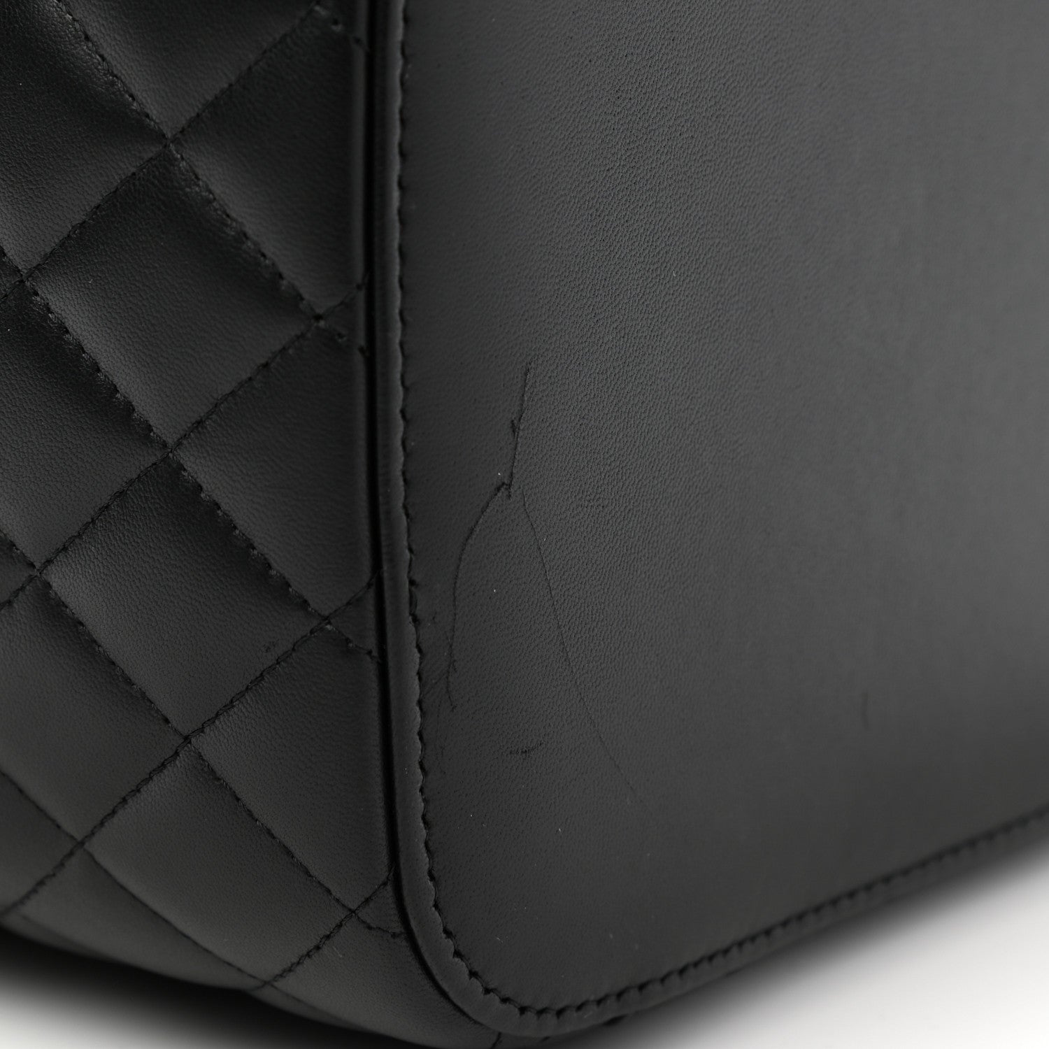 Chanel Lambskin Quilted Vanity Pouch Black 5 of 9