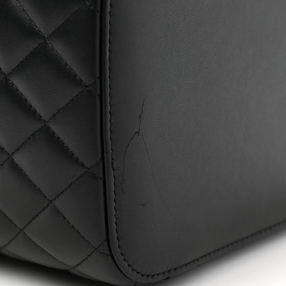 Chanel Lambskin Quilted Vanity Pouch Black 5 of 9