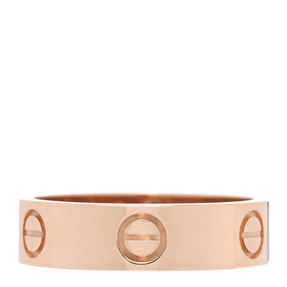 Cartier 18K Pink Gold 5.5mm LOVE Ring 57 8 1 of 4