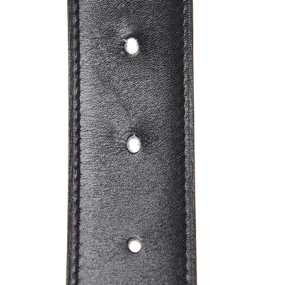 Hermes Box Togo 32mm H Belt 85 Black Gold 7 of 9