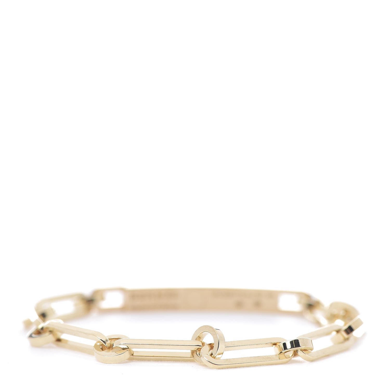 Hermes 18K Yellow Gold PM Kelly Chaine Bracelet SH 3 of 5