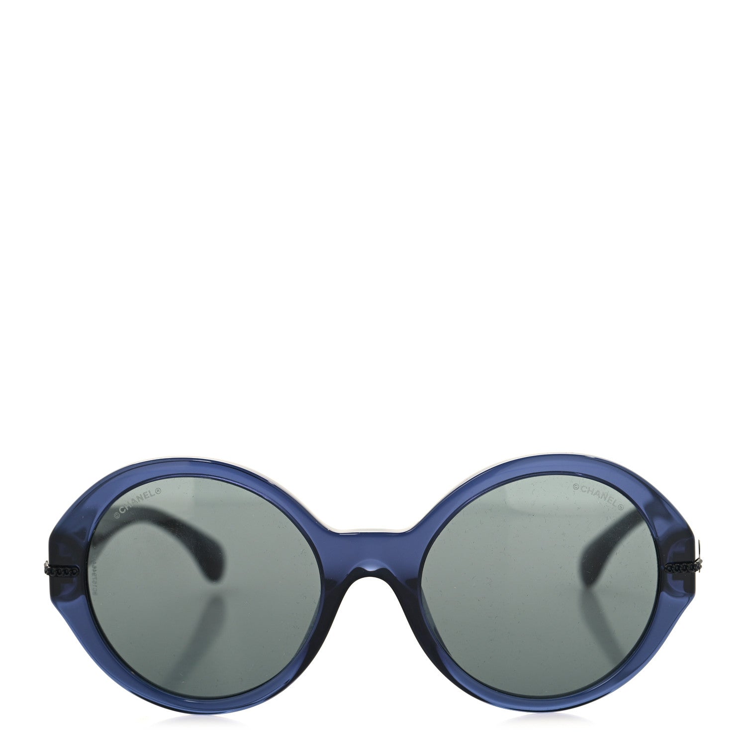 Chanel Acetate Chain Sunglasses 5511 Blue 2 of 7