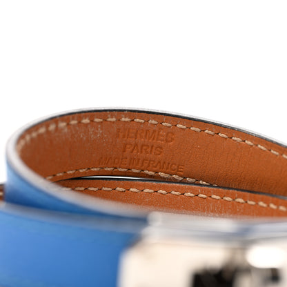 Hermes Chevre Mysore Kelly Double Tour Bracelet S Mykonos 4 of 6