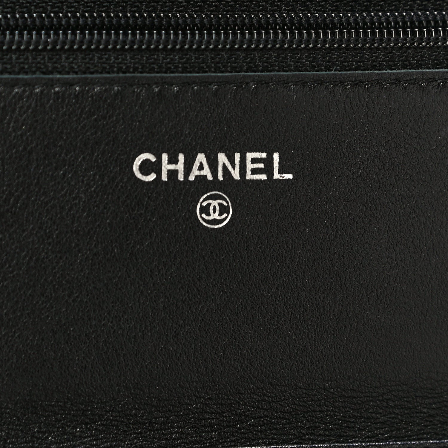 Chanel Caviar Timeless CC Wallet On Chain WOC Black 6 of 12