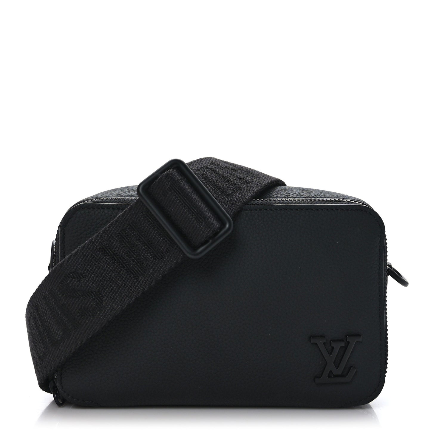 Calfskin Aerogram Alpha Wearable Wallet Black