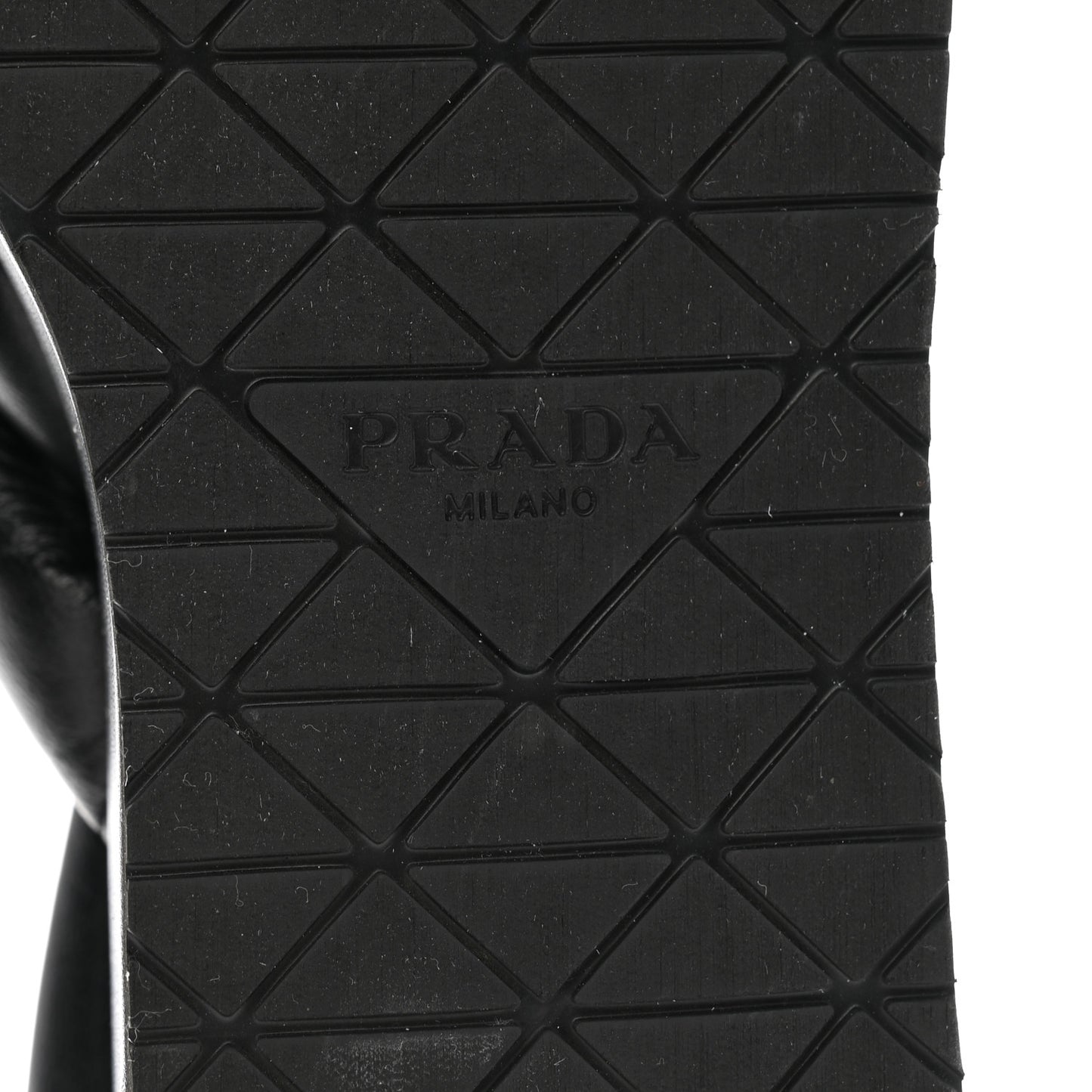 Nappa Padded Blow 20mm Slingback Sandals 38 Black