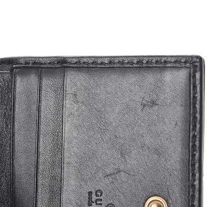 Gucci Calfskin Matelasse GG Marmont Card Case Black 9 of 10