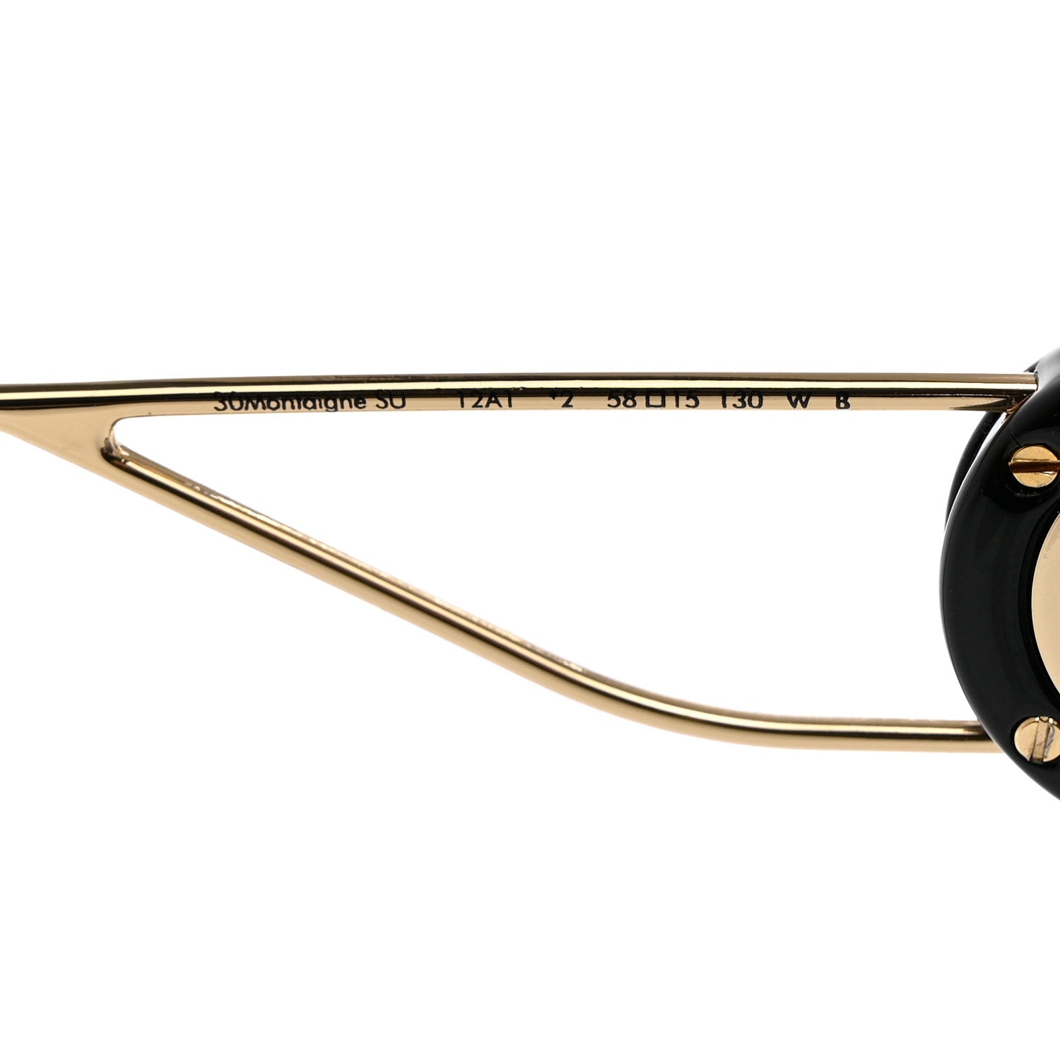 Christian Dior Square 30 Montaigne Sunglasses Black 6 of 8