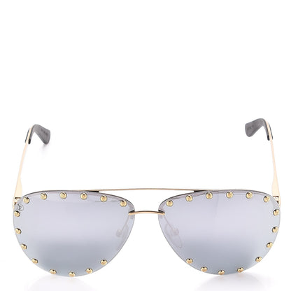 Louis Vuitton The Party Aviator Sunglasses Z0923U L Silver 2 of 8