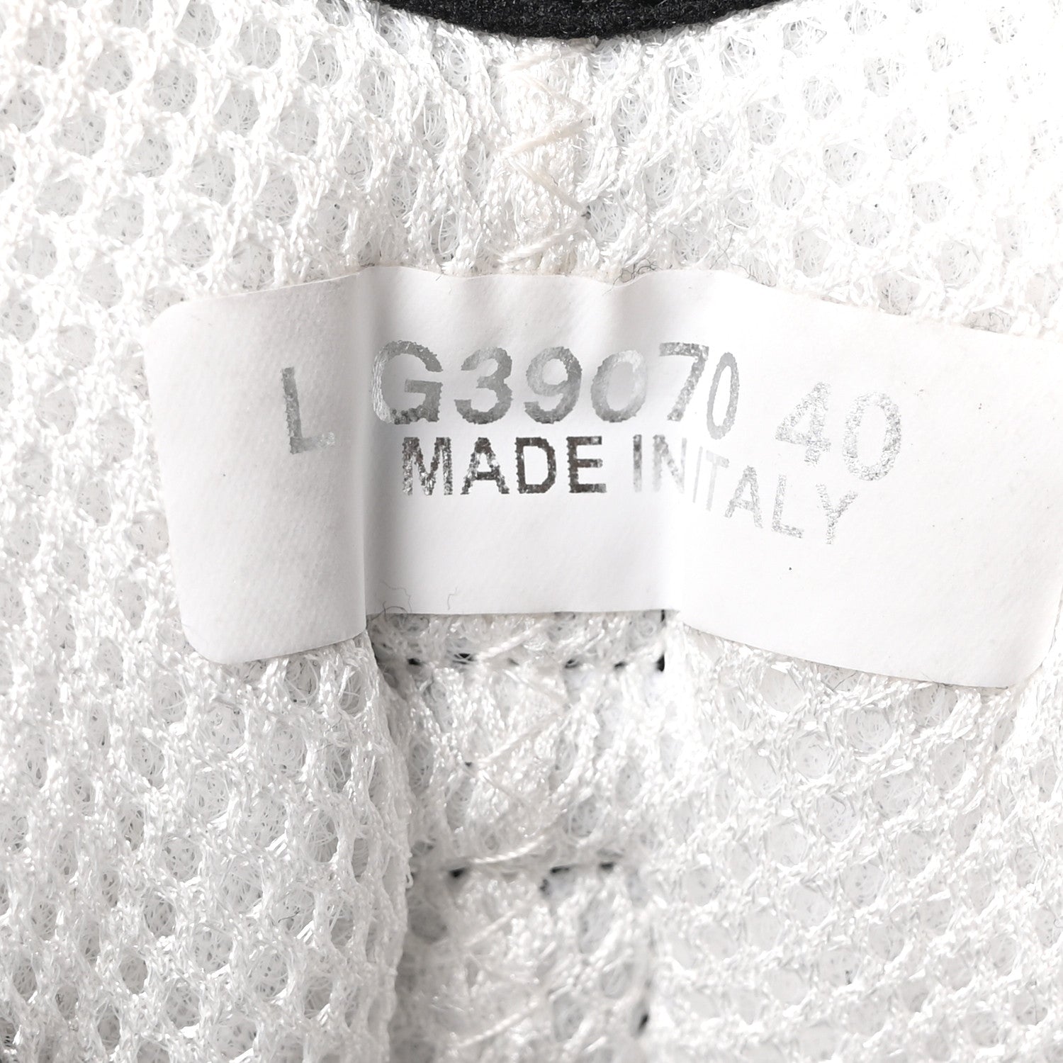Chanel Fabric Suede Calfskin CC Sneakers 40 White Light Grey 9 of 10