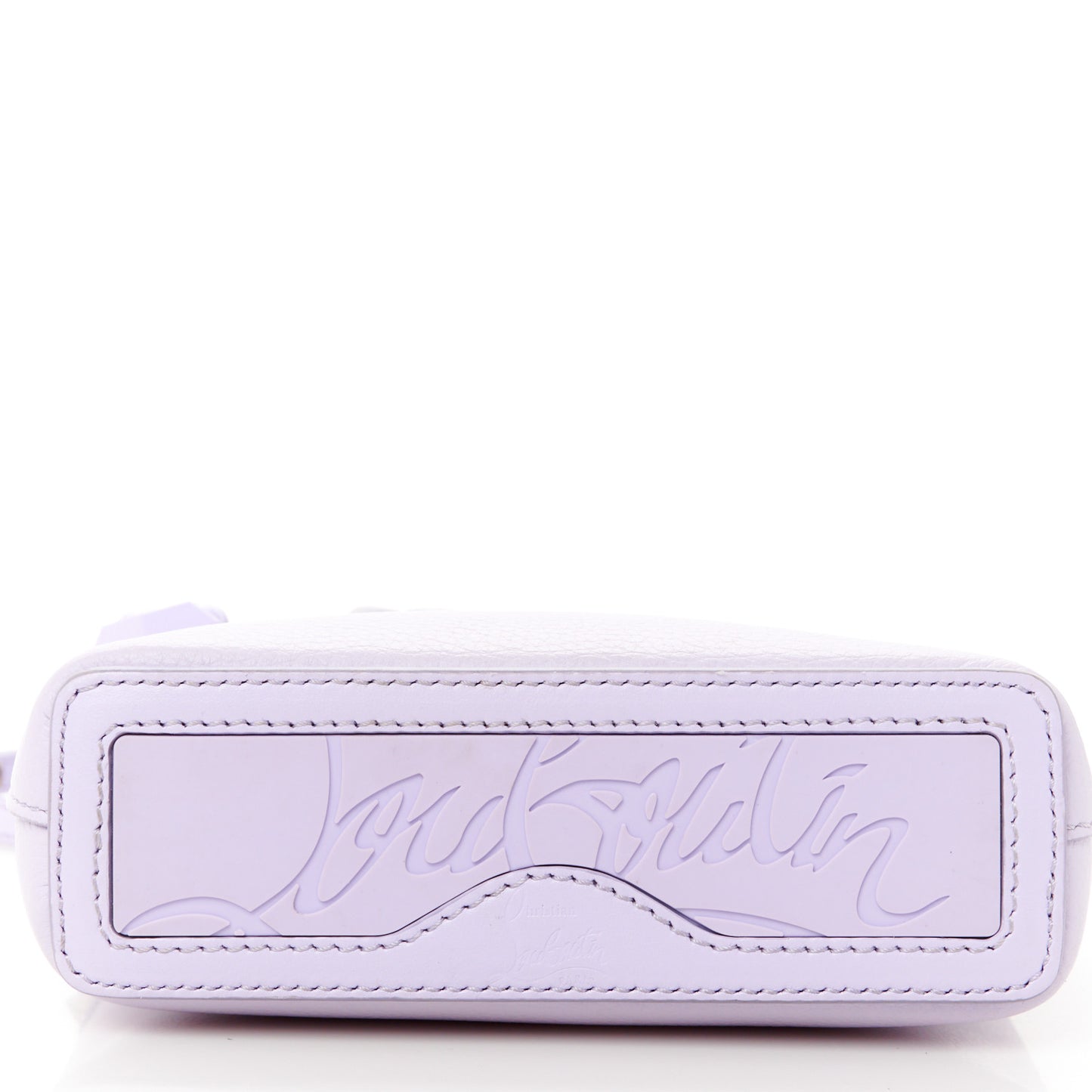 Calfskin Empire Spike Studded Mini North South Cabata Tote Lilac Smoke