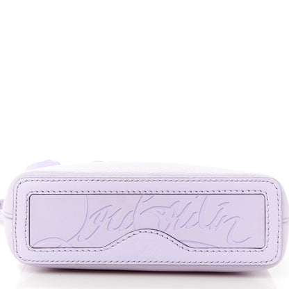 Christian Louboutin Calfskin Empire Spike Studded Mini North South Cabata Tote Lilac Smoke 8 of 11