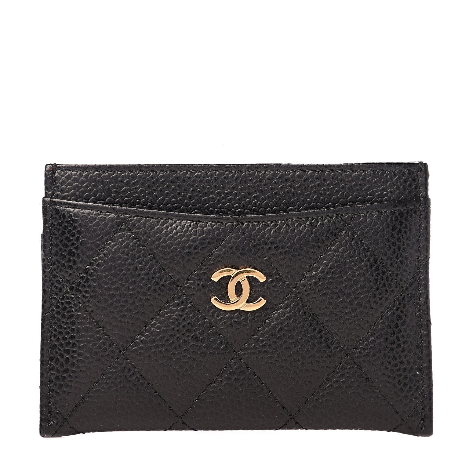 Chanel Caviar Quilted Card Holder Black 1 of 8