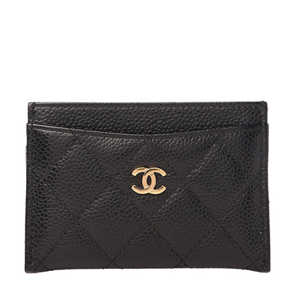 Chanel Caviar Quilted Card Holder Black 1 of 8