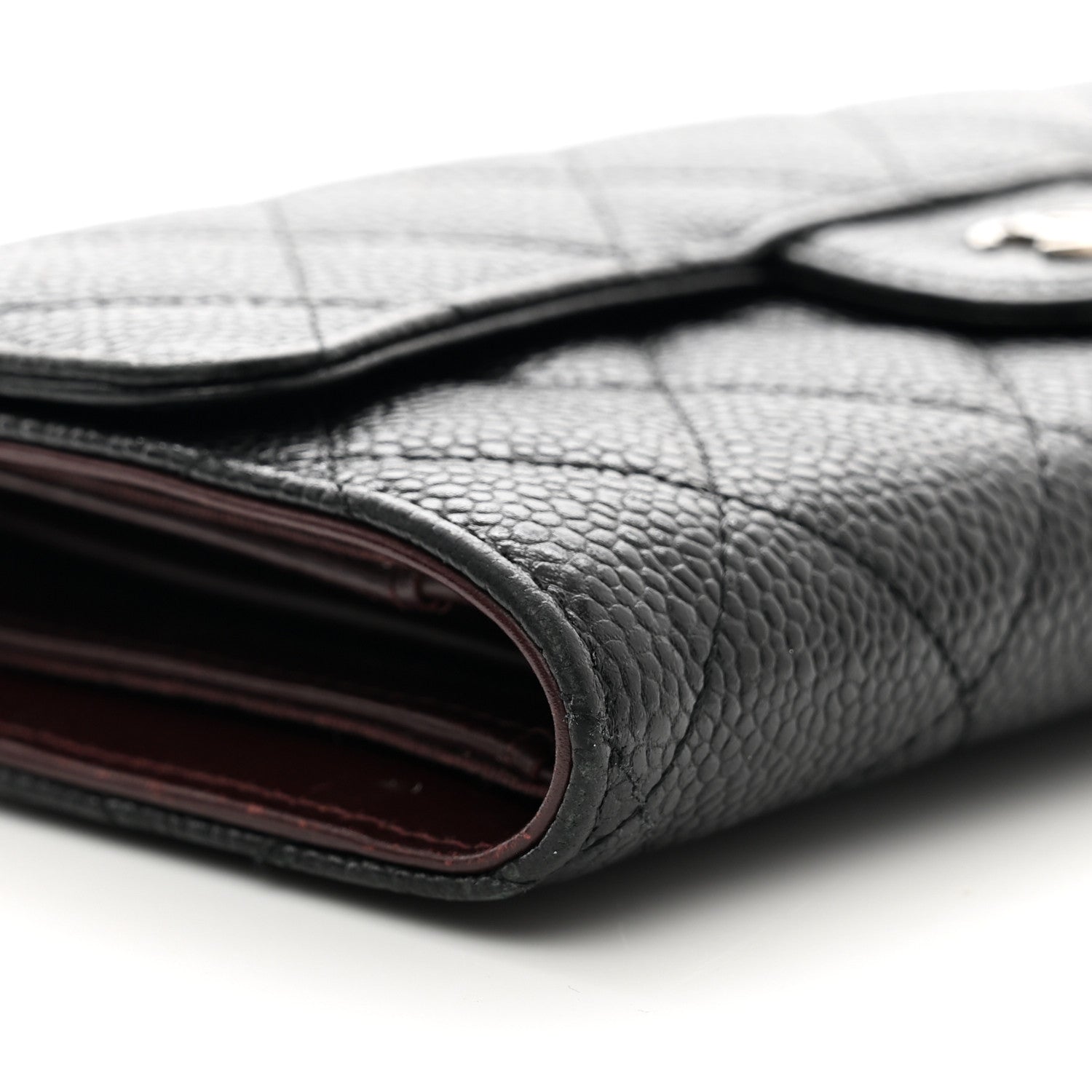 Chanel Caviar Quilted Large Flap Wallet Black 11 of 14