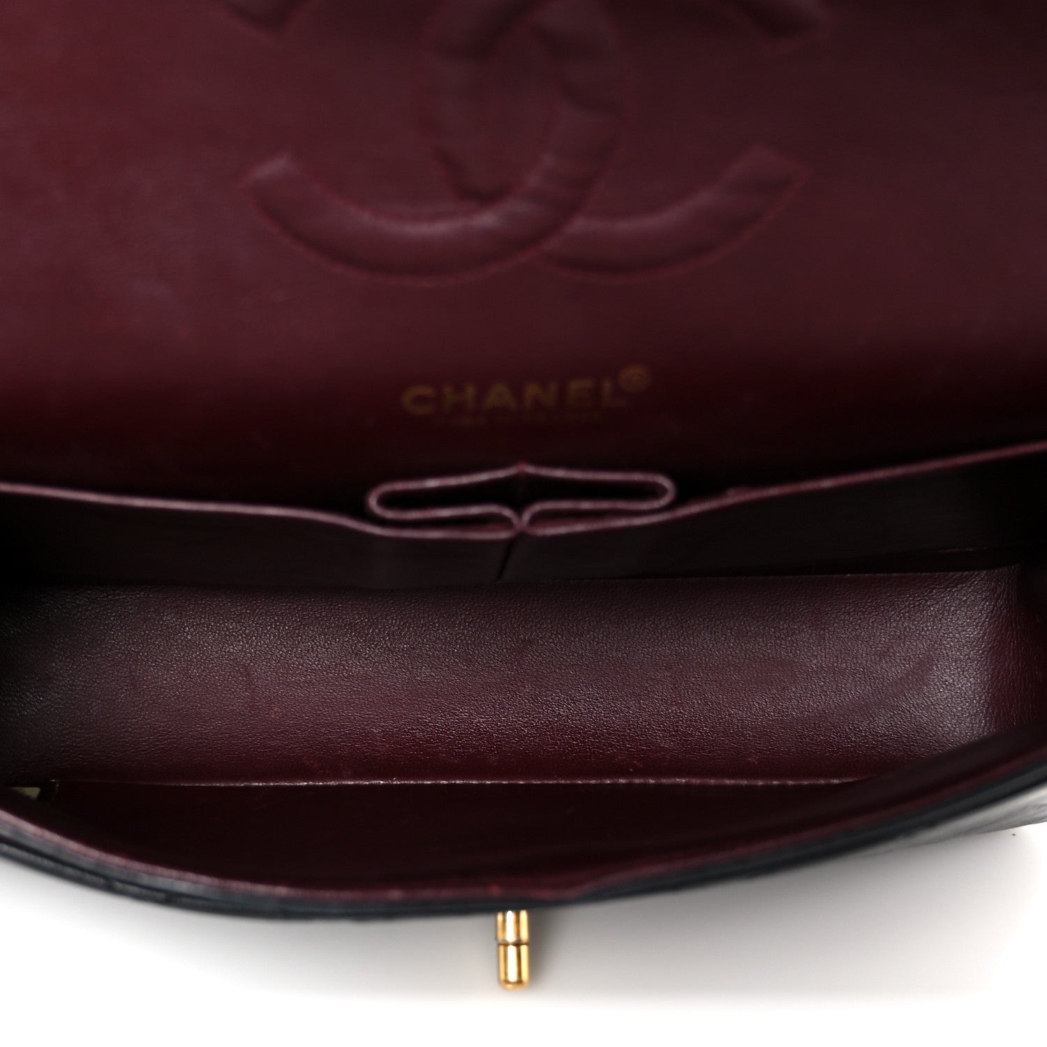 Chanel Lambskin Quilted Medium Double Flap Black 5 of 12