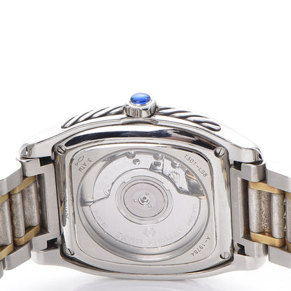 David Yurman Stainless Steel 18K Yellow Gold 35mm Thoroughbred Automatic Watch 7 of 11