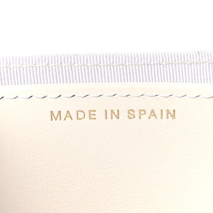 Chanel Caviar Quilted Flap Card Holder On Chain White 7 of 12