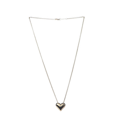 Tiffany 18K Yellow Gold Large Puff Heart Pendant Necklace 3 of 8