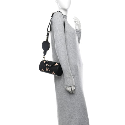 Louis Vuitton Empreinte Monogram Giant Papillon BB Black Beige 2 of 9
