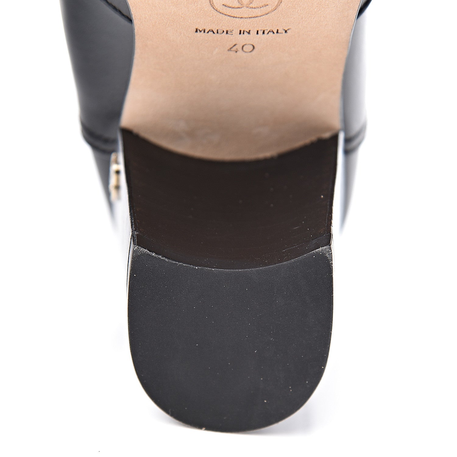 Chanel Calfskin CC Short Boots 40 Black 13 of 14