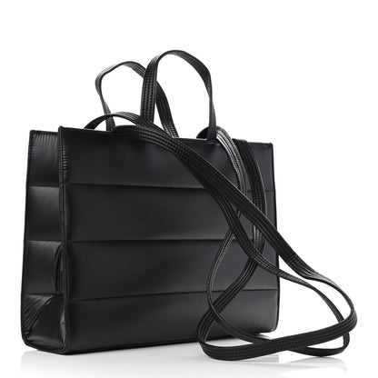 Telfar Nylon Medium Puff Shopping Bag Black 3 of 9