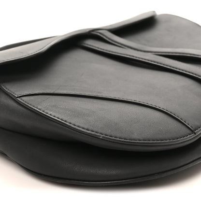 Christian Dior Ultra Matte Calfskin Saddle Bag Black 8 of 10