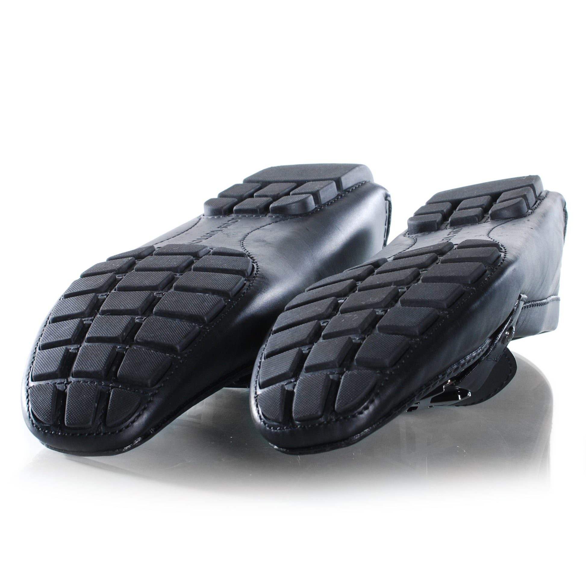 Louis Vuitton Leather Monte Carlo Loafers 10 Black 9 of 9