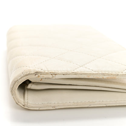 Chanel Lambskin Quilted Valentine Wallet White 11 of 14