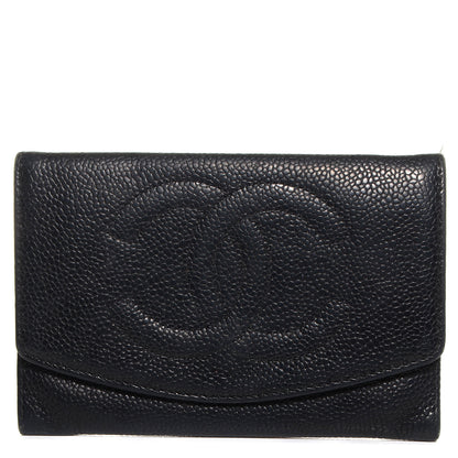 Chanel Caviar CC Flap Wallet Black 1 of 7