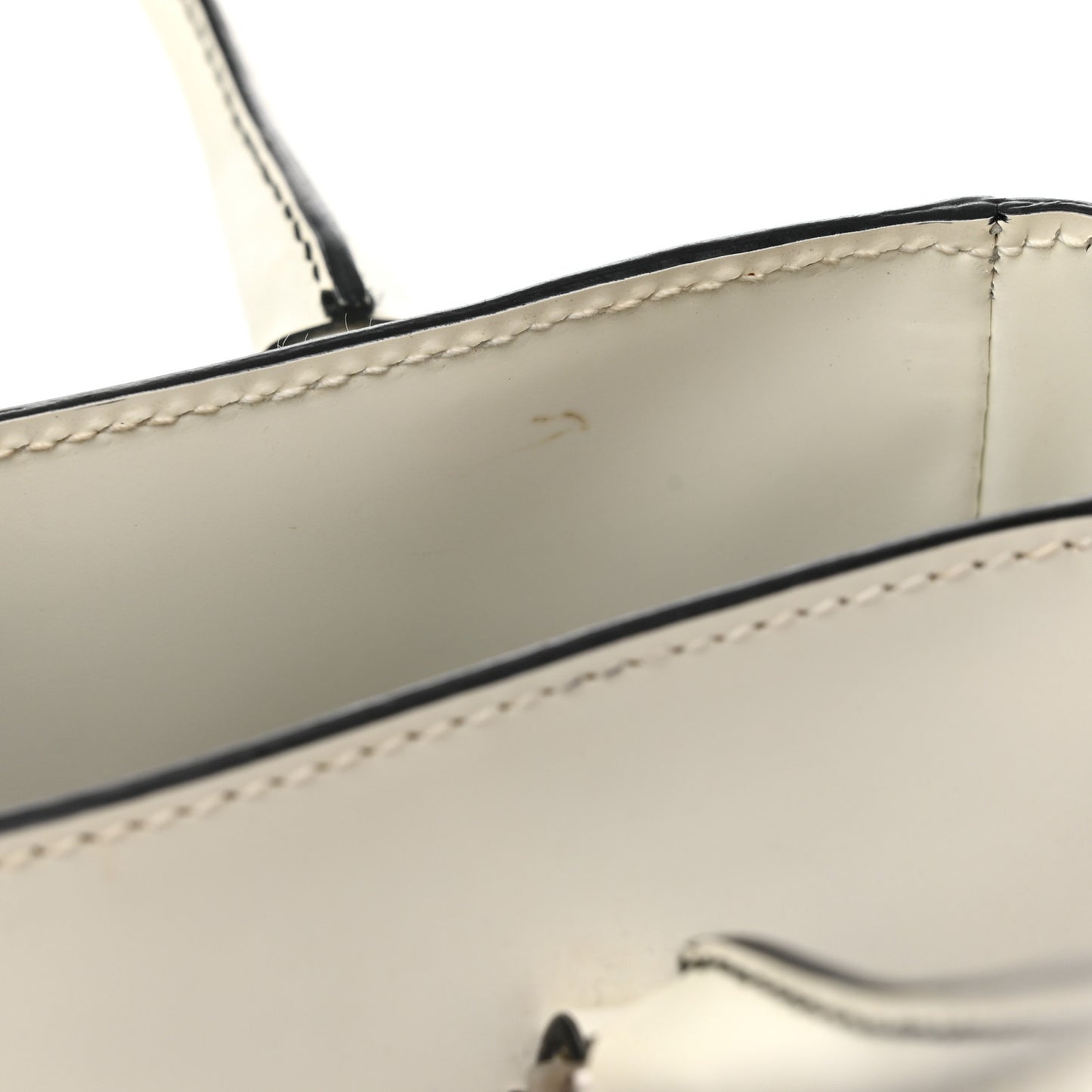 Spazzolato Tote White