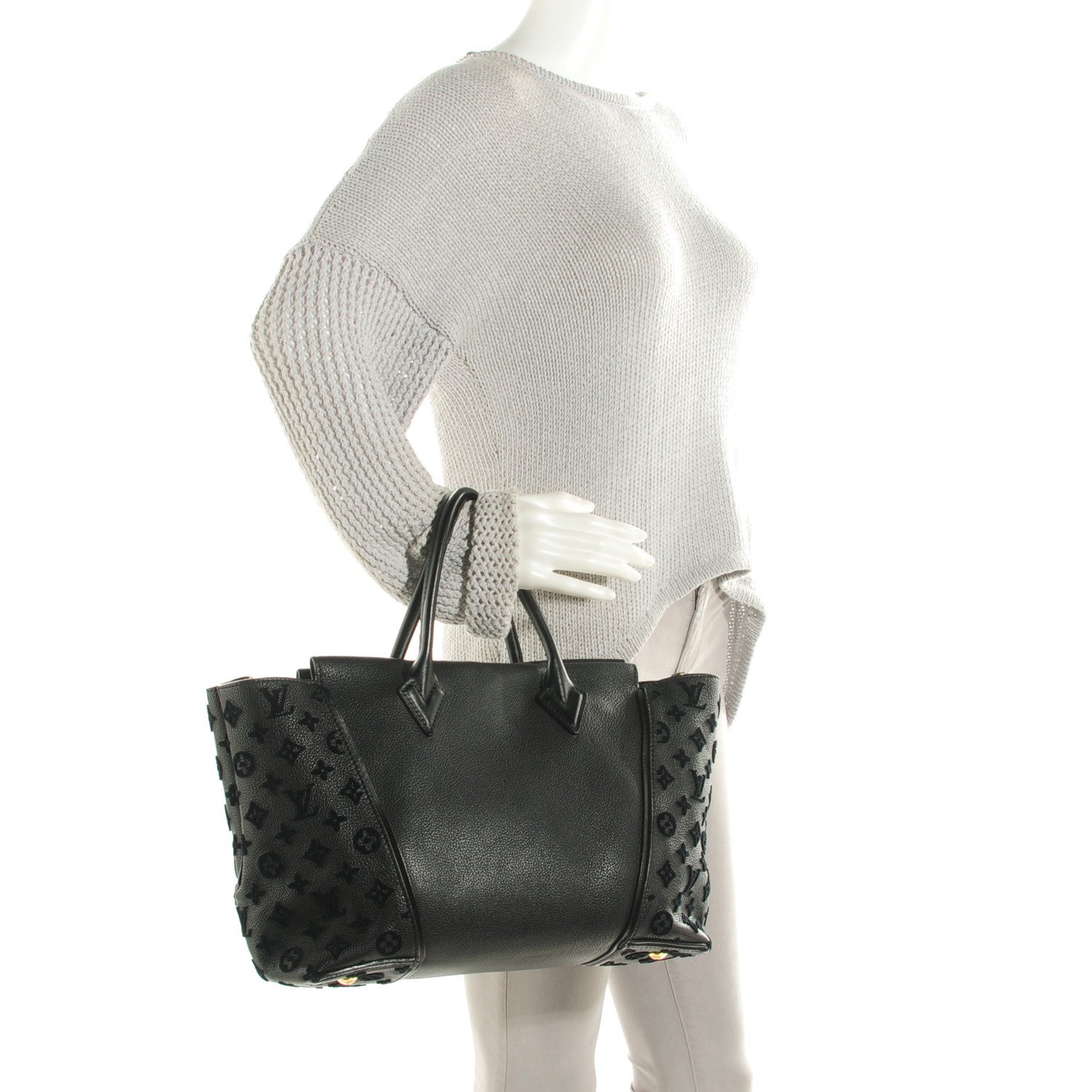 Louis Vuitton Veau Cachemire W PM Black 2 of 7