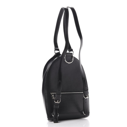 Louis Vuitton Epi Mabillon Backpack Black 2 of 9