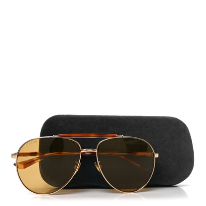 Gucci Aviator Sunglasses GG0014S Havana 7 of 7