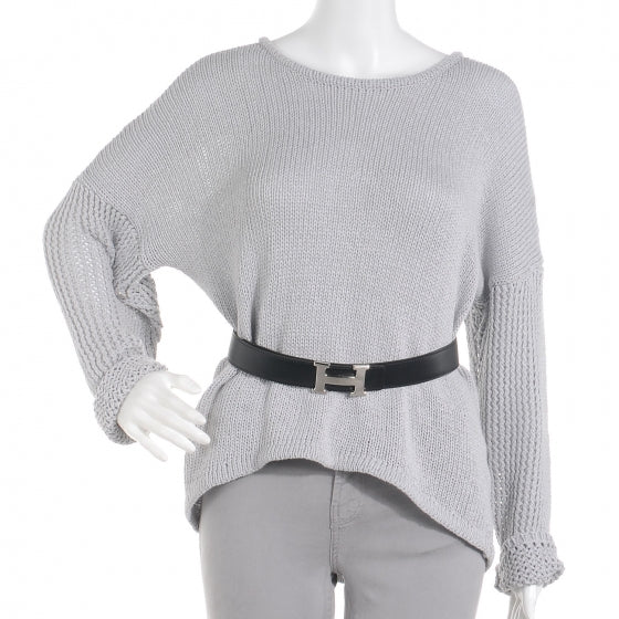 Chamonix Togo Reversible Constance 32mm H Belt Gold and Noir Brushed Silver 75