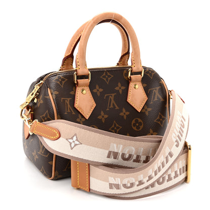 Louis Vuitton Monogram Speedy Bandouliere 20 Beige 3 of 11