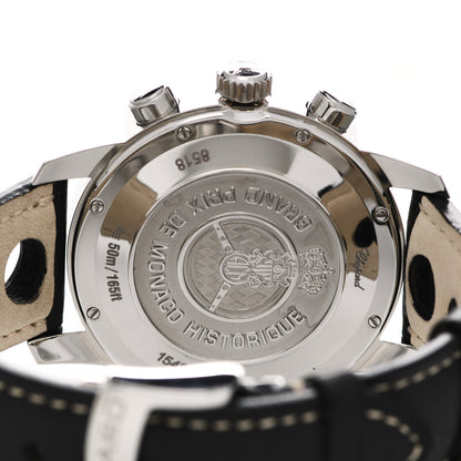 Chopard Stainless Steel Calfskin 42mm Grand Prix de Monaco Historique Time Attack Quartz Watch Black 4 of 5