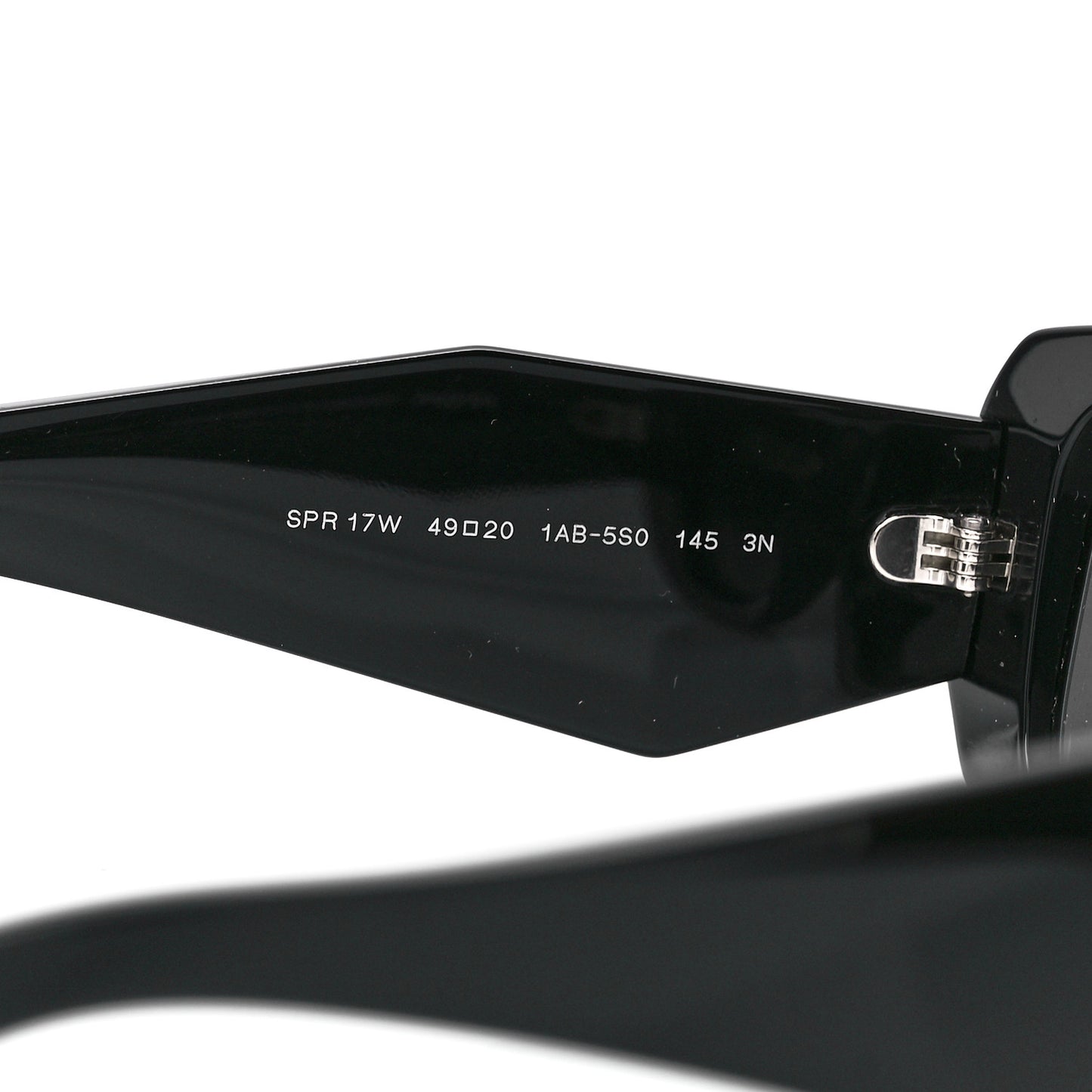 Acetate Symbole Sunglasses SPR 17W Black