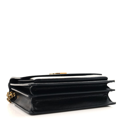 Saint Laurent Calfskin Medium Monogram Sunset Black 4 of 12
