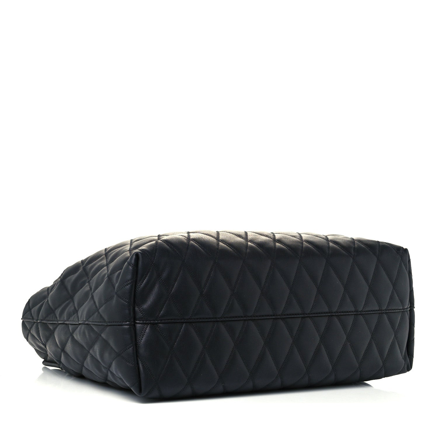 Givenchy Rubber Effect Canvas Quilted Duo Shopper Tote Black 4 of 11