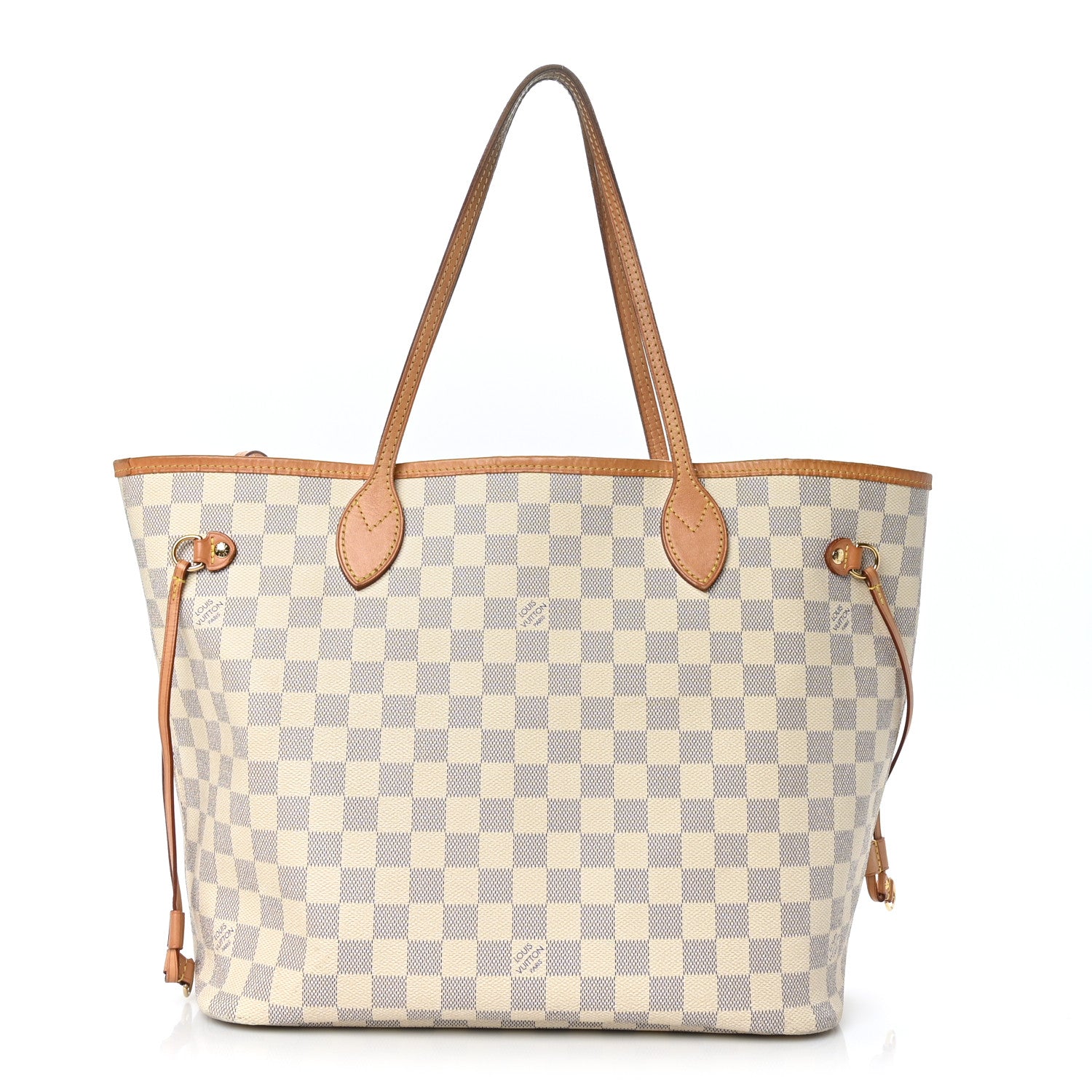 Louis Vuitton Damier Azur Neo Neverfull MM Rose Ballerine 1 of 15