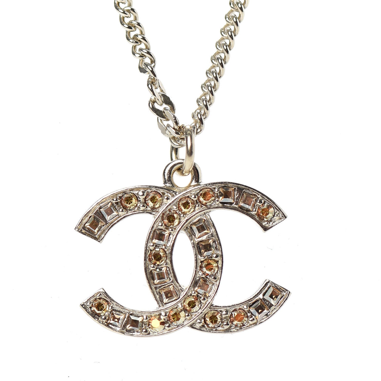 Baguette Crystal CC Starfall Necklace Gold