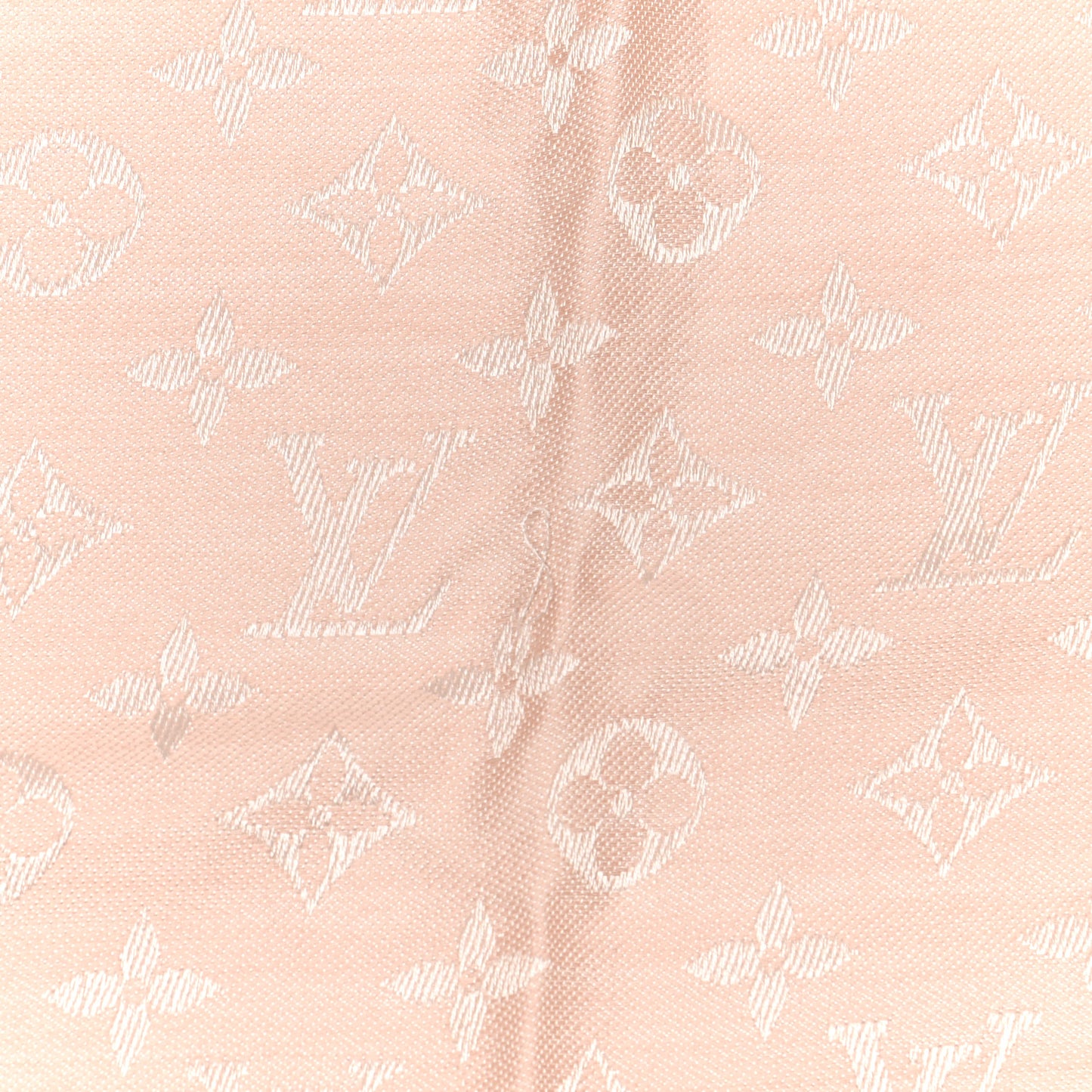 Silk Wool Monogram Denim Shawl Rose