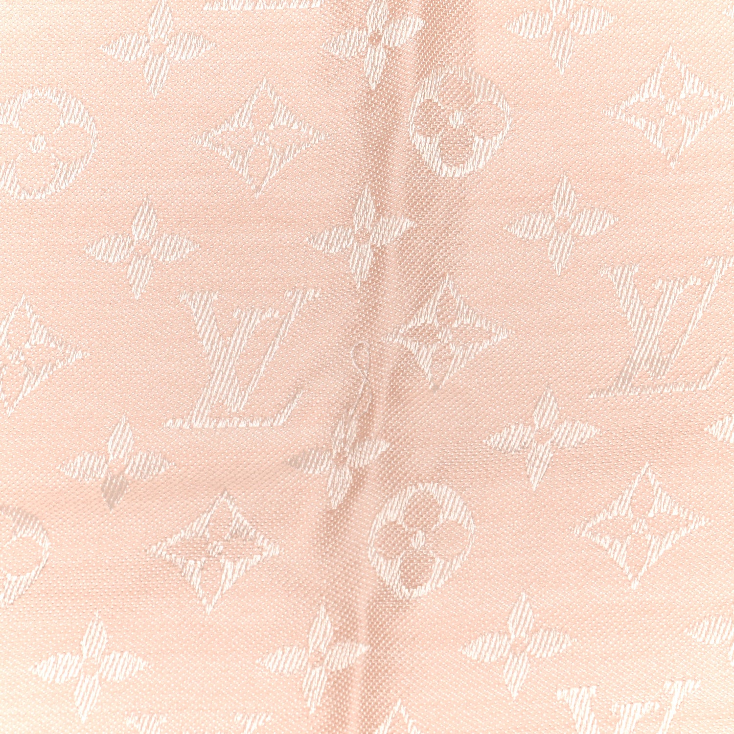 Louis Vuitton Silk Wool Monogram Denim Shawl Rose 3 of 5