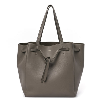 Celine Soft Grained Calfskin Small Belt Cabas Phantom Taupe 1 of 12